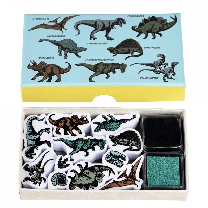 Rex London - Prehistoric Land Set Of Mini Stamps